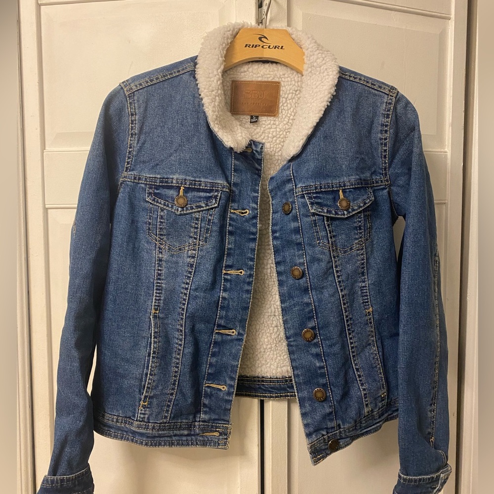 Sherpa denim jacket b bbj